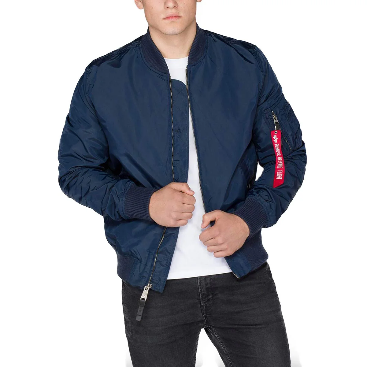 Alpha Industries MA-1 TT Flight Jacket Rep Blue - Image 3