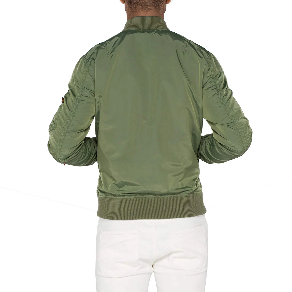 Alpha Industries MA-1 TT Flight Jacket Sage Green - Image 3