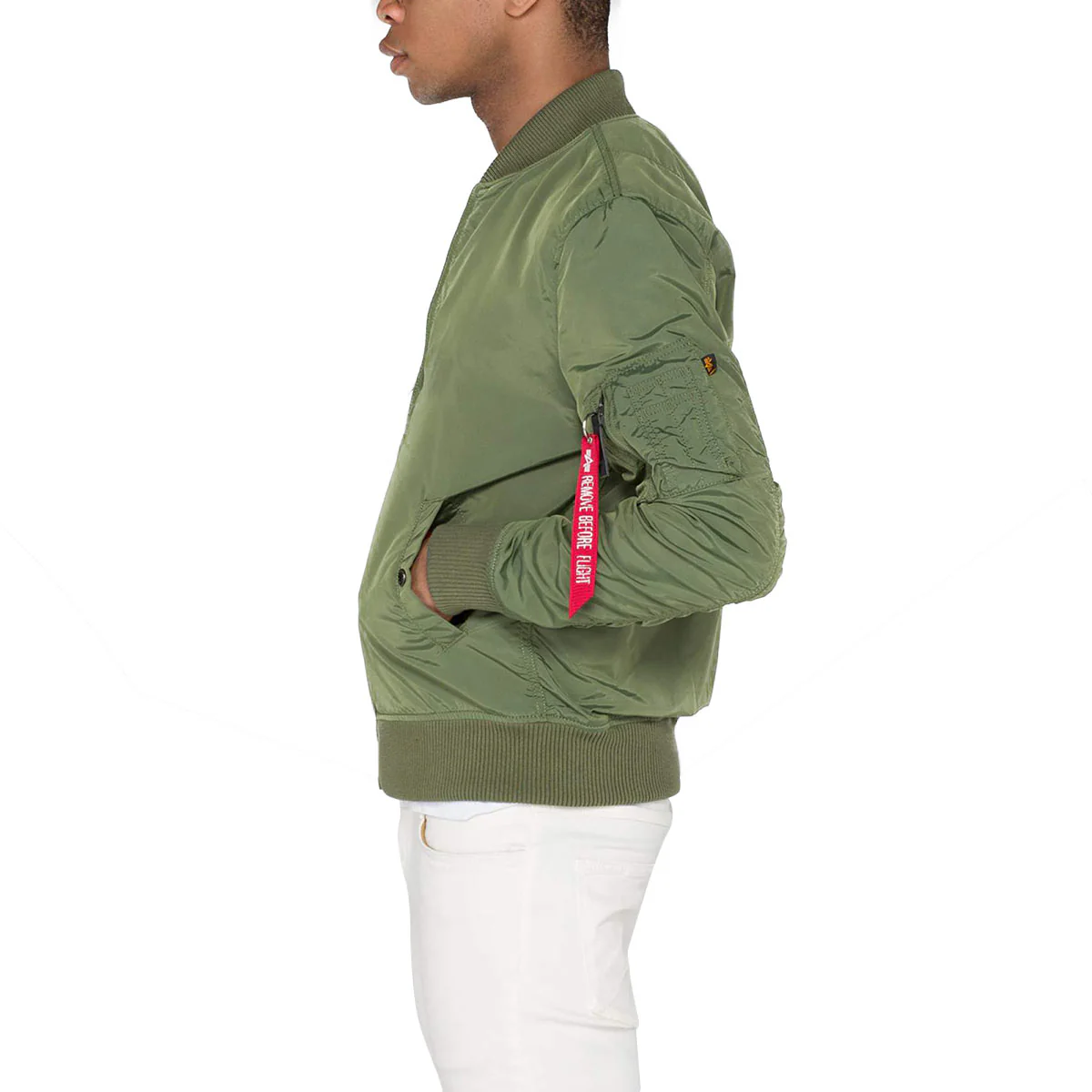 Alpha Industries MA-1 TT Flight Jacket Sage Green - Image 5