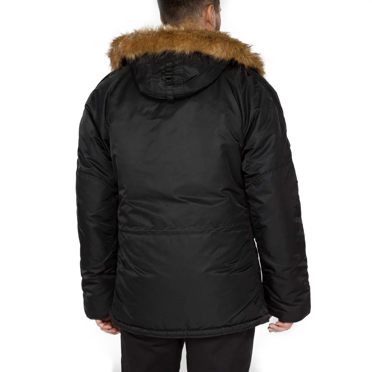 Alpha Industries N3B Hooded Parka Black - Image 6