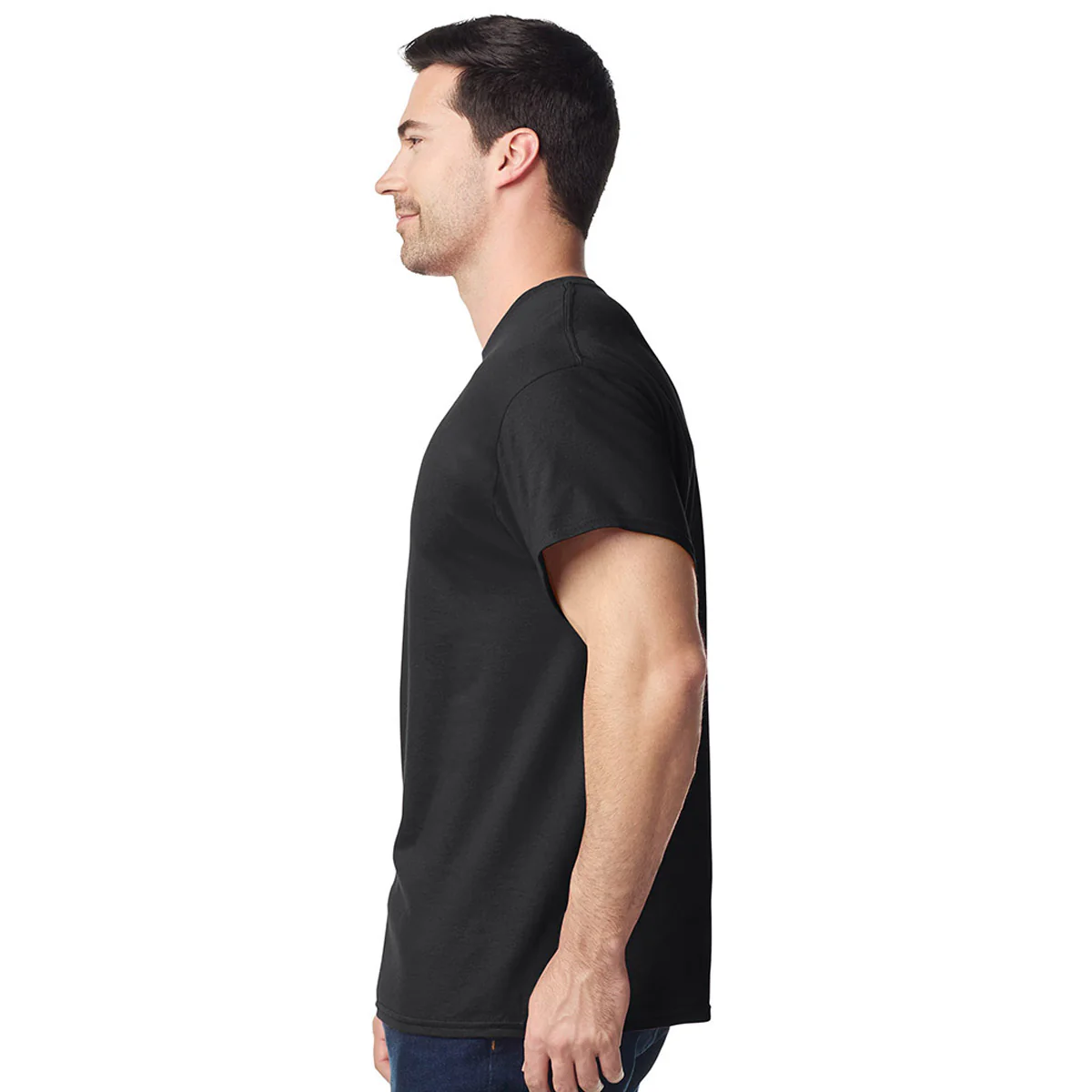 Black Army Cotton T-Shirt - Image 3