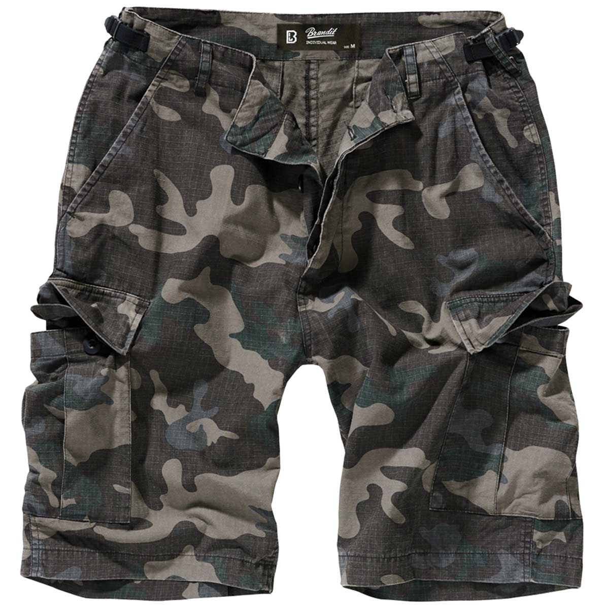 Brandit BDU Ripstop Shorts Dark Camo - Image 2