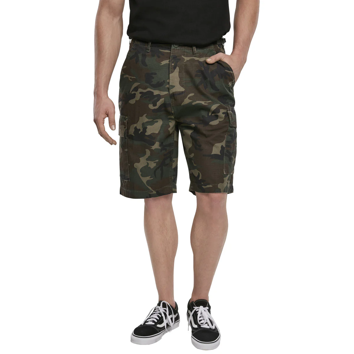 Brandit BDU Ripstop Shorts Woodland Camo