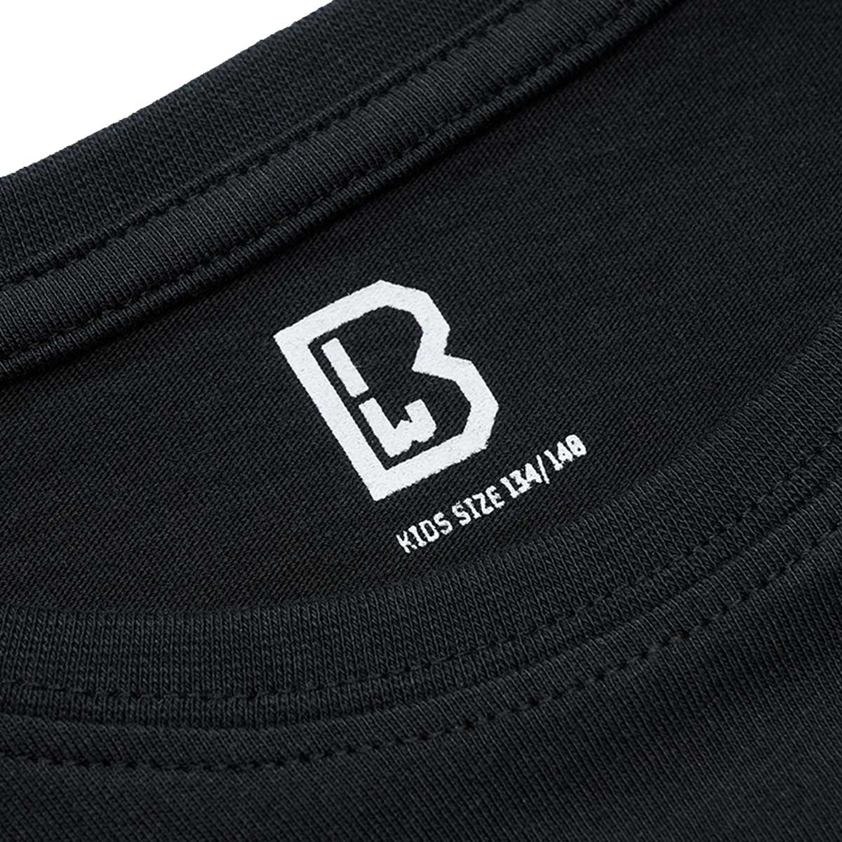 Brandit Kids Cotton T-Shirt Black - Image 2