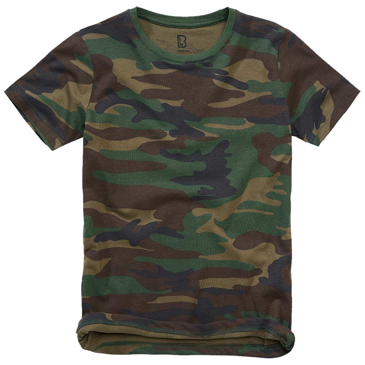 Brandit Kids Cotton T-Shirt Woodland Camo