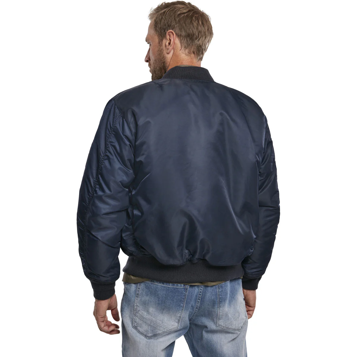 Brandit MA1 Bomber Flight Jacket Dark Navy - Image 4