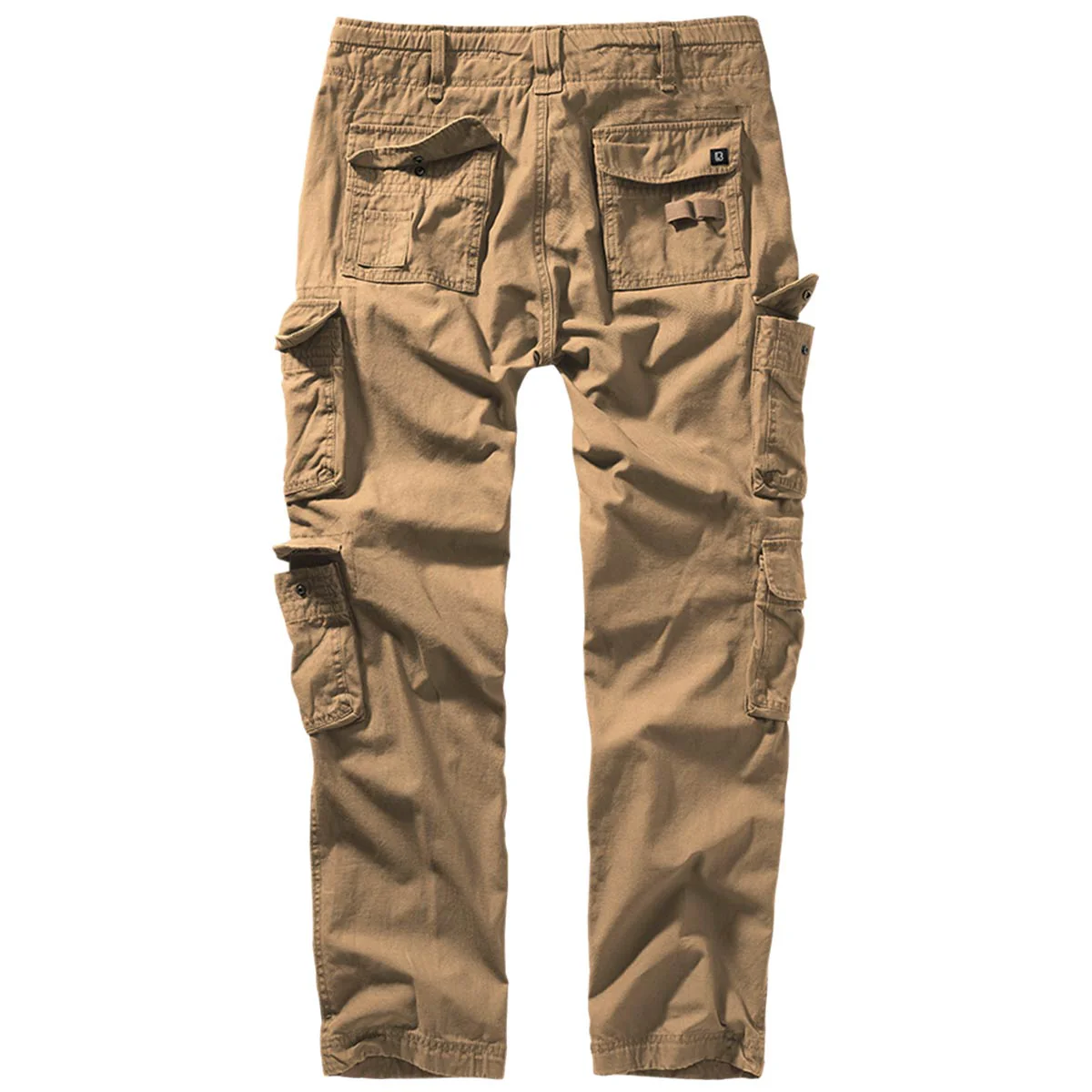 Brandit Pure Slim Fit Cargo Trousers Beige - Image 2