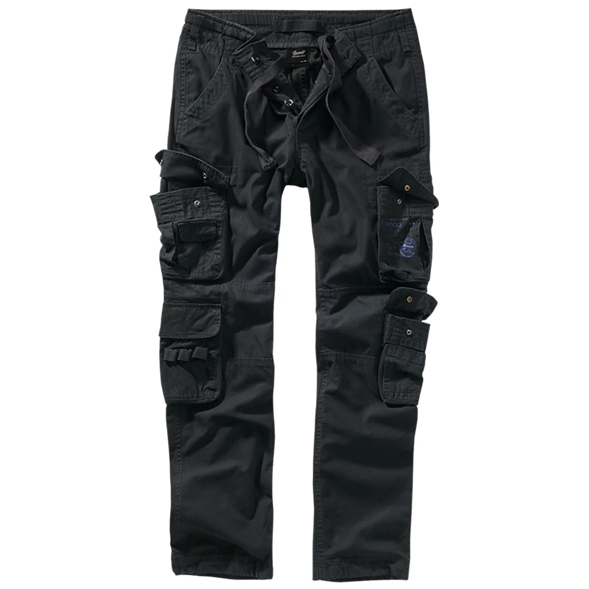 Brandit Pure Slim Fit Cargo Trousers Black