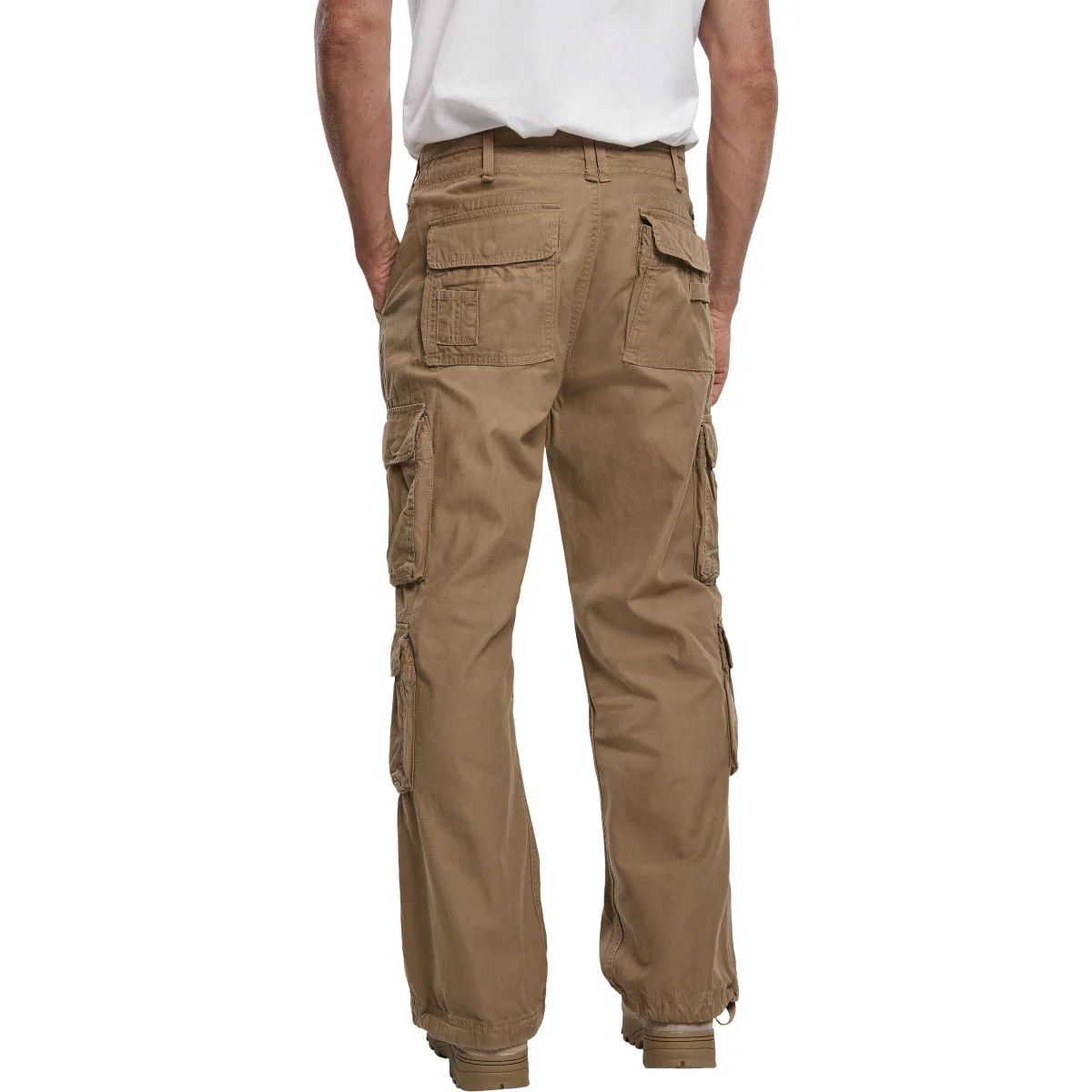 Brandit Pure Vintage Cargo Trousers Beige - Image 5