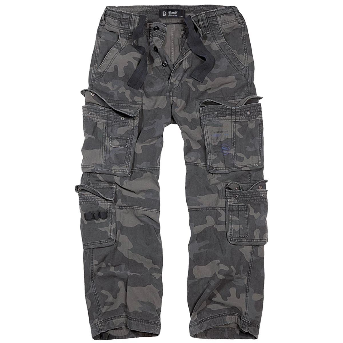 Brandit Pure Vintage Cargo Trousers Dark Camo