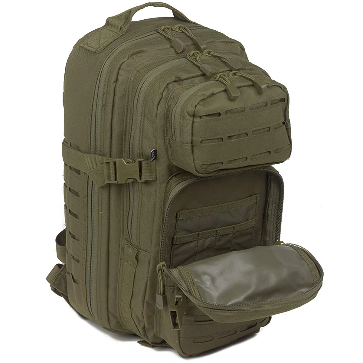 Brandit US Cooper Lasercut Rucksack 25L Medium Olive Green - Image 4