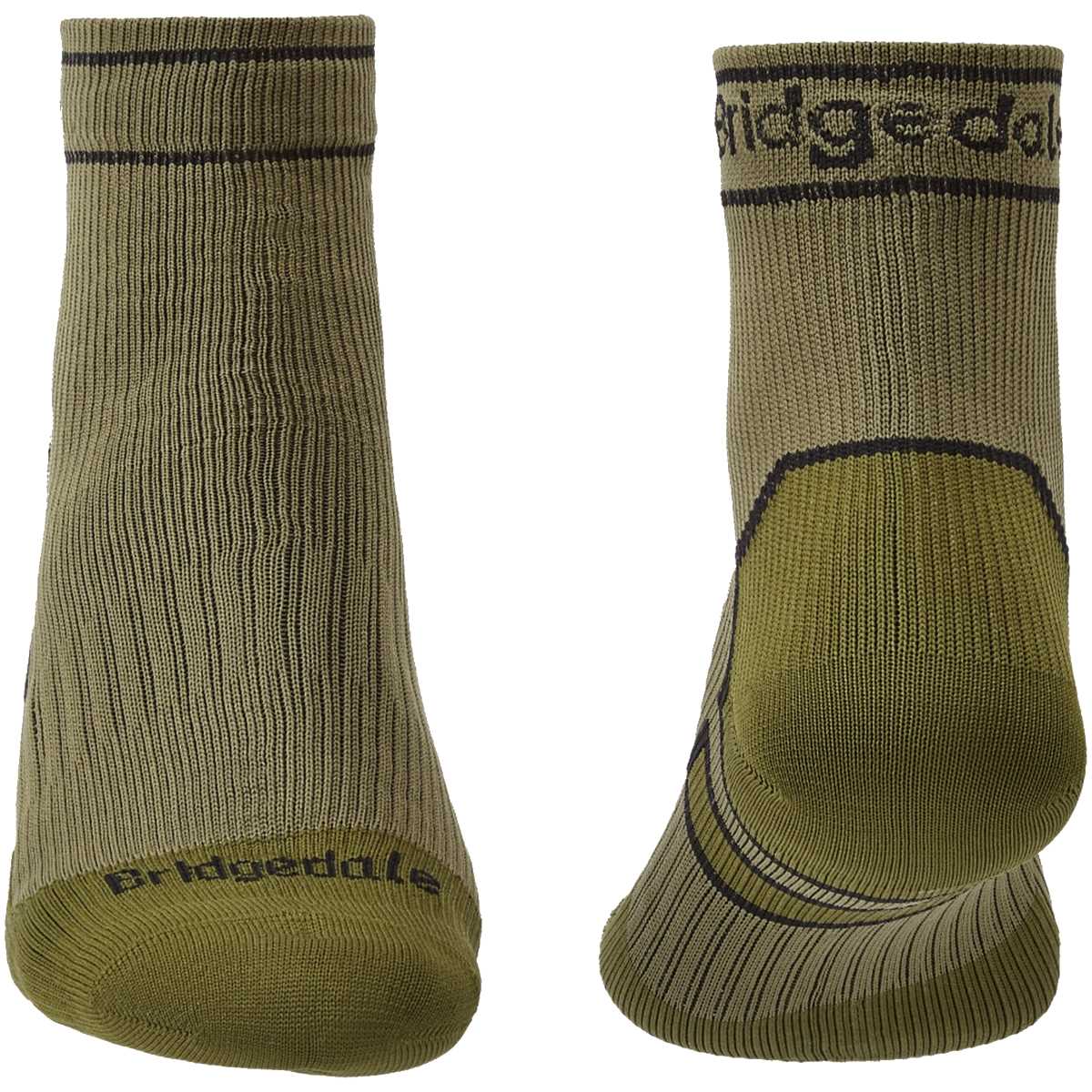 Bridgedale Stormsock Midweight Waterproof Ankle Sock Khaki - Image 3