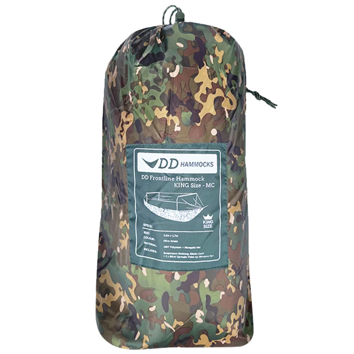 DD Hammocks Frontline Hammock King Size Multicam Camouflage - Image 2