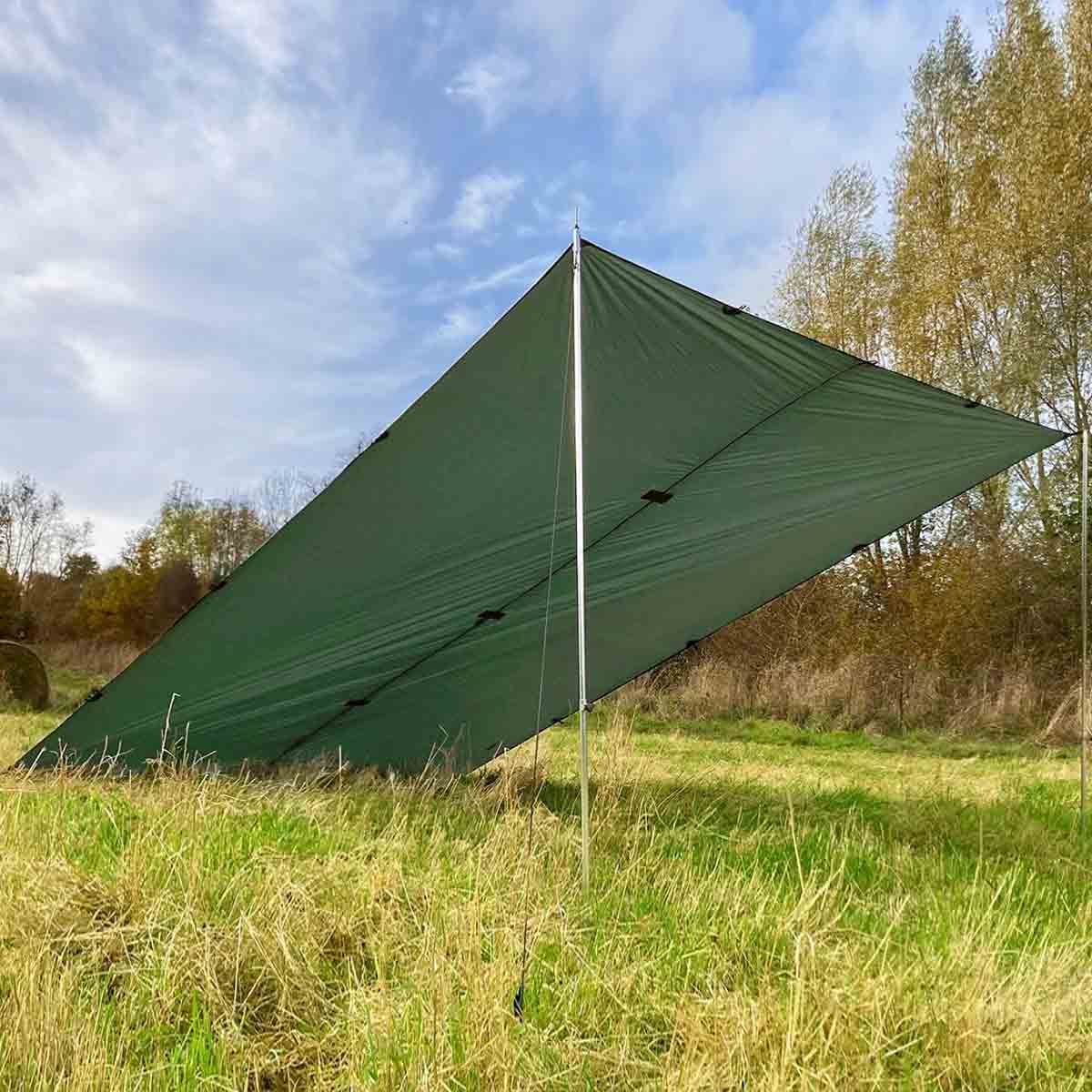 DD Hammocks Superlight Tarp XL Olive Green - 4.5m x 2.9m - Image 4