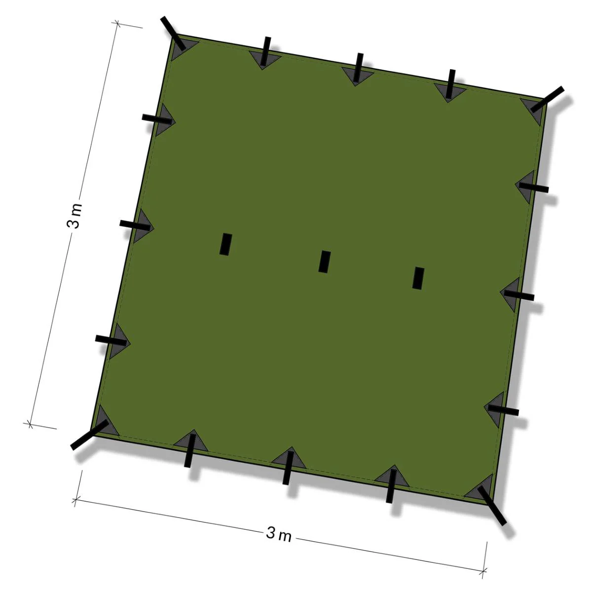 DD Hammocks Tarp 3x3 - Image 10