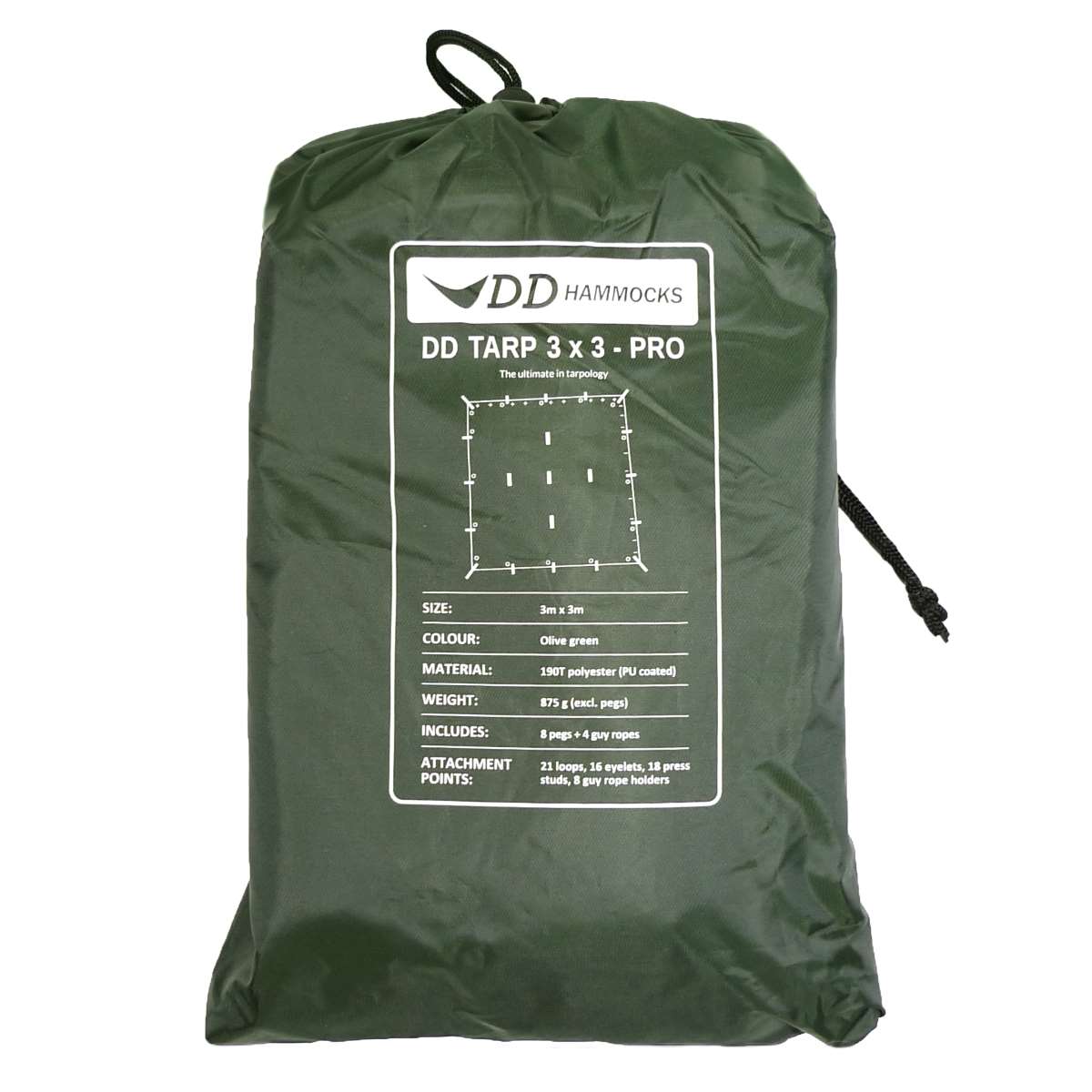DD Hammocks Tarp 3x3 Pro - Image 11