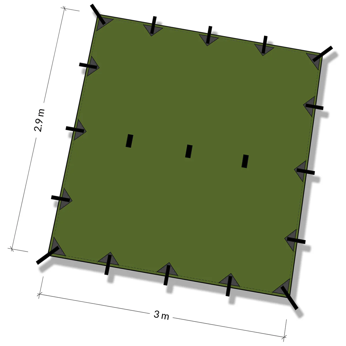 DD Superlight Tarp S - 2.8m x 1.5m - Image 3