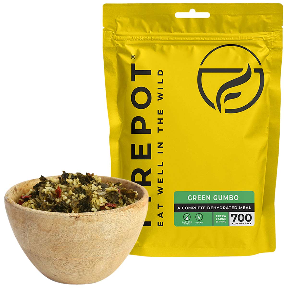 Firepot Dehydrated Meal Green Gumbo 470kcal / 700kcal - Image 2
