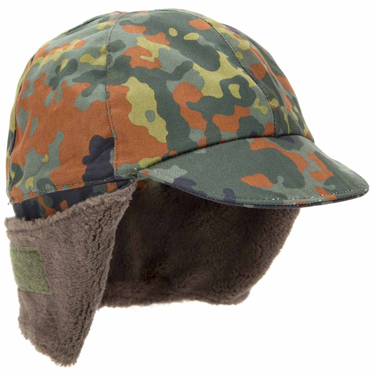 German Army Winter Cap Flecktarn Camo - Image 2