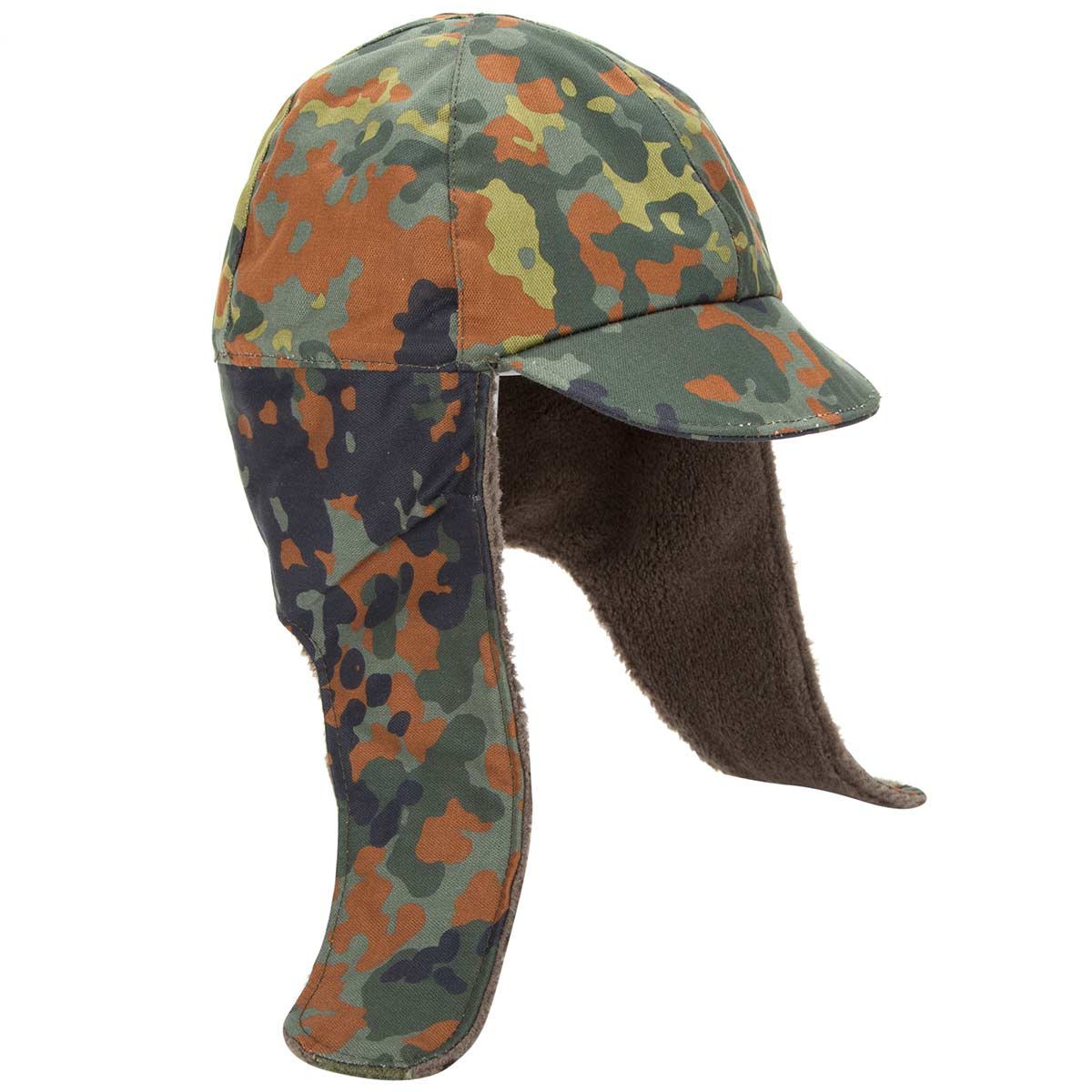 German Army Winter Cap Flecktarn Camo - Image 3