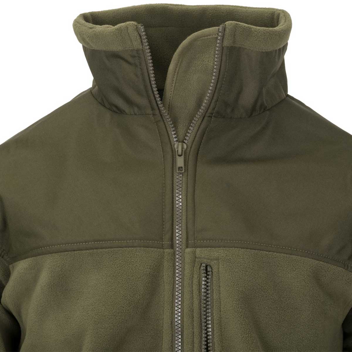 Helikon Classic Army Fleece Jacket Olive Green - Image 4
