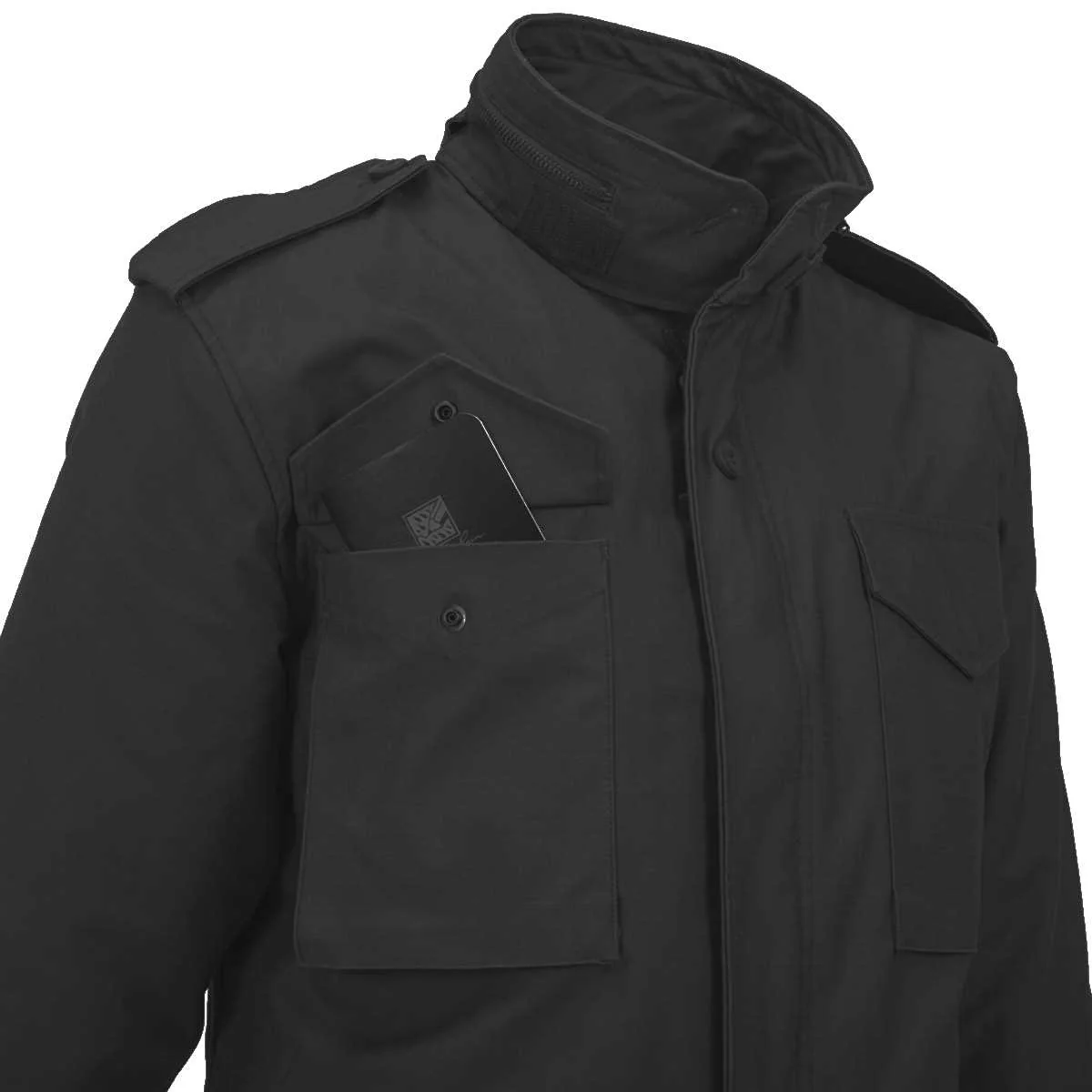 Helikon M65 Field Jacket NyCo Sateen Black - Image 12