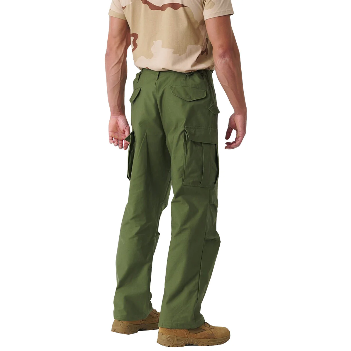Helikon M65 Trousers NyCo Sateen Olive Green - Image 3