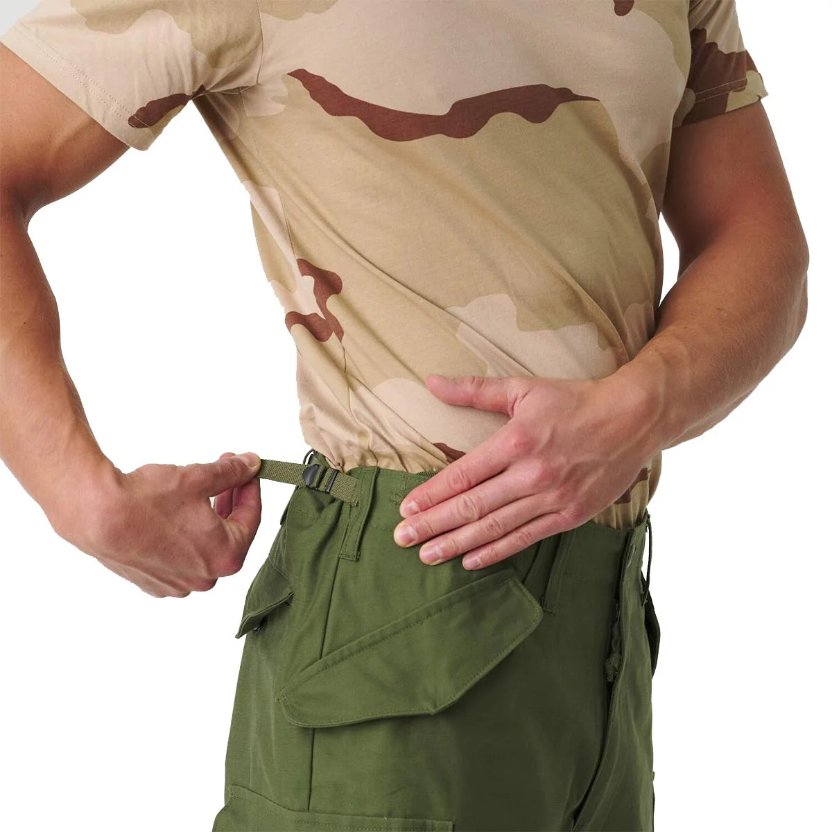 Helikon M65 Trousers NyCo Sateen Olive Green - Image 7