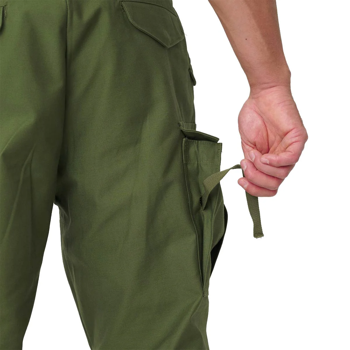 Helikon M65 Trousers NyCo Sateen Olive Green - Image 9