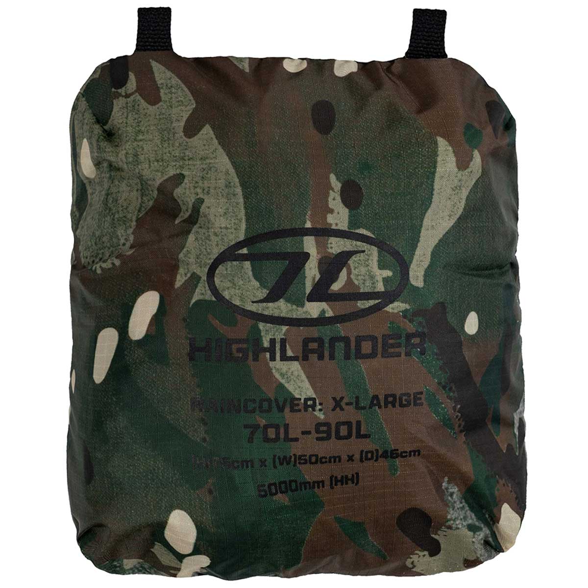 Highlander Duck's Back Raincover X-Large 70-90L HMTC Camo - Image 2
