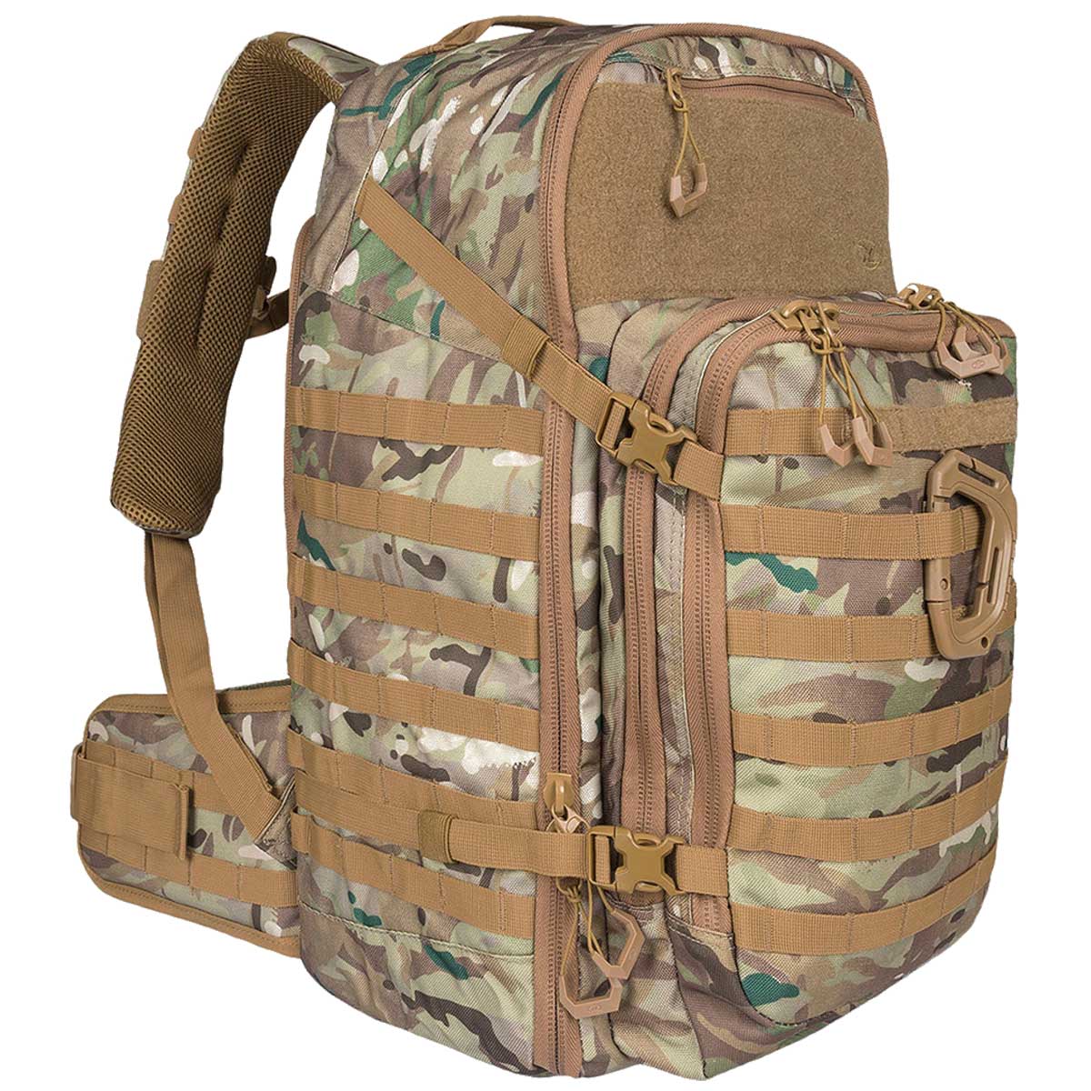 Highlander Harrier Full Clamshell Pack 45L HMTC Camo