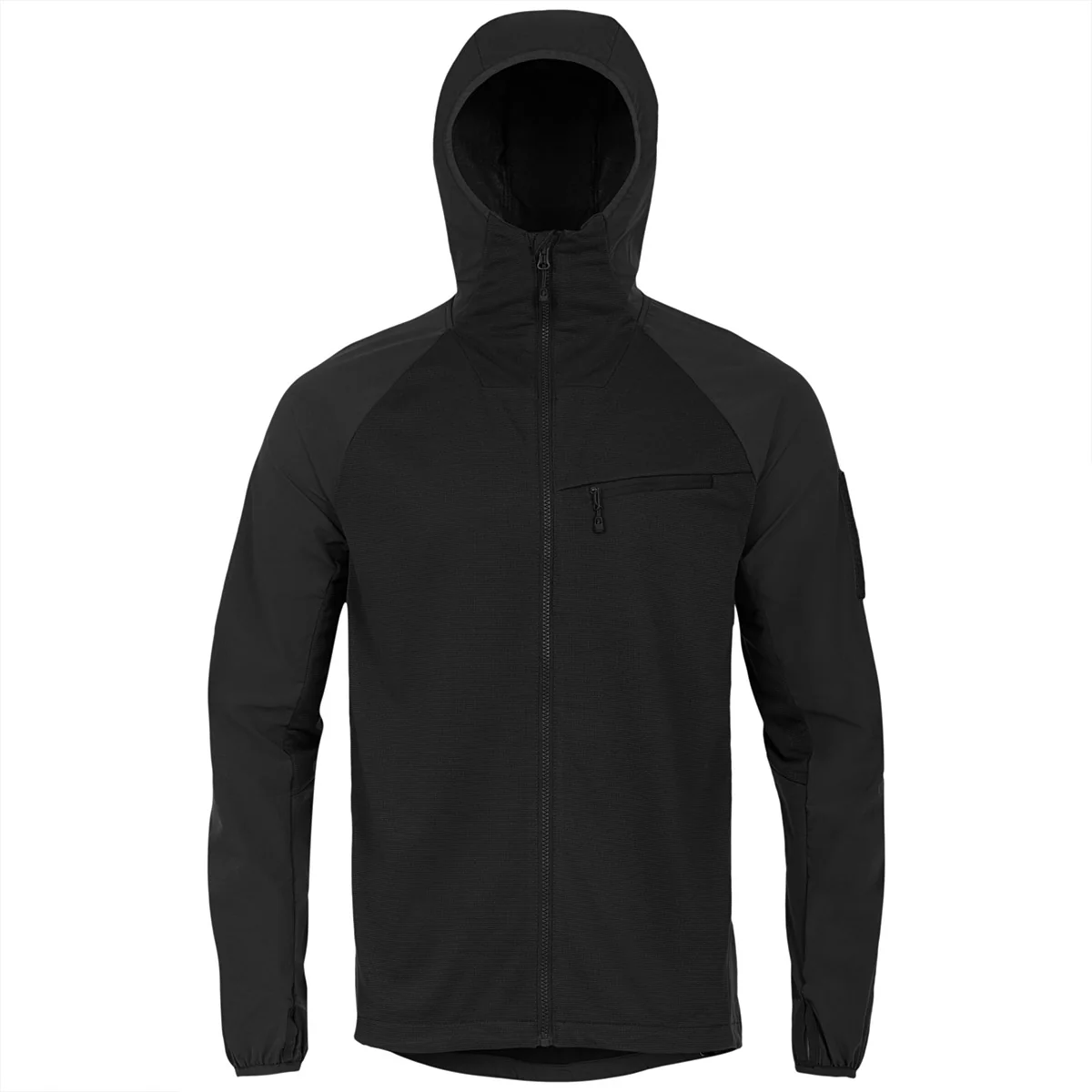 Highlander Hirta Hybrid Tactical Zip Hoodie Black - Image 2