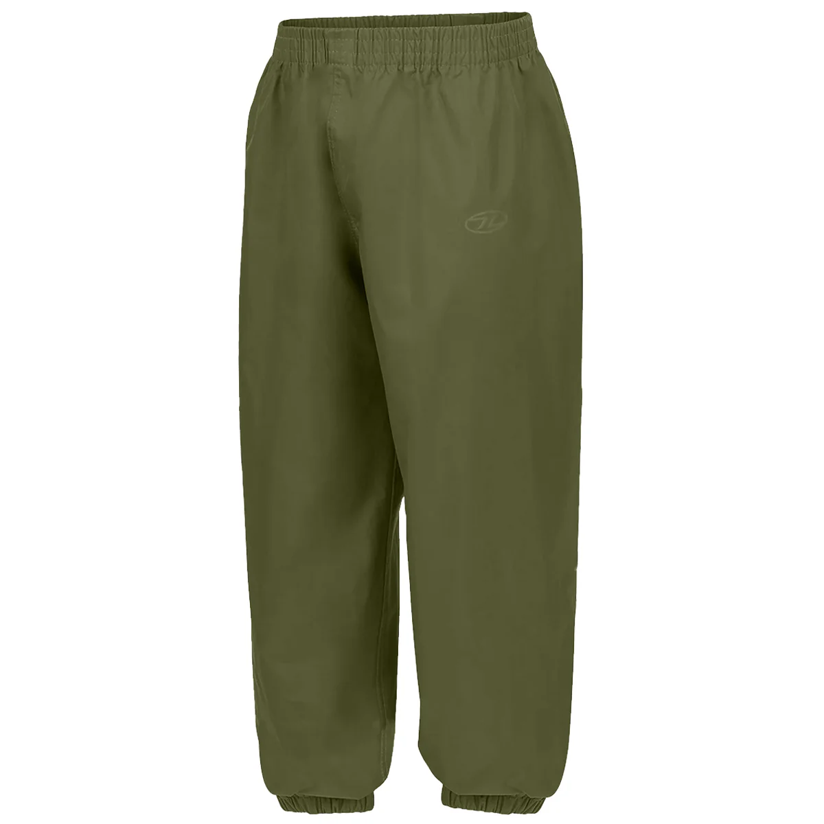 Highlander Kids Stormguard Waterproof Trousers Olive Green