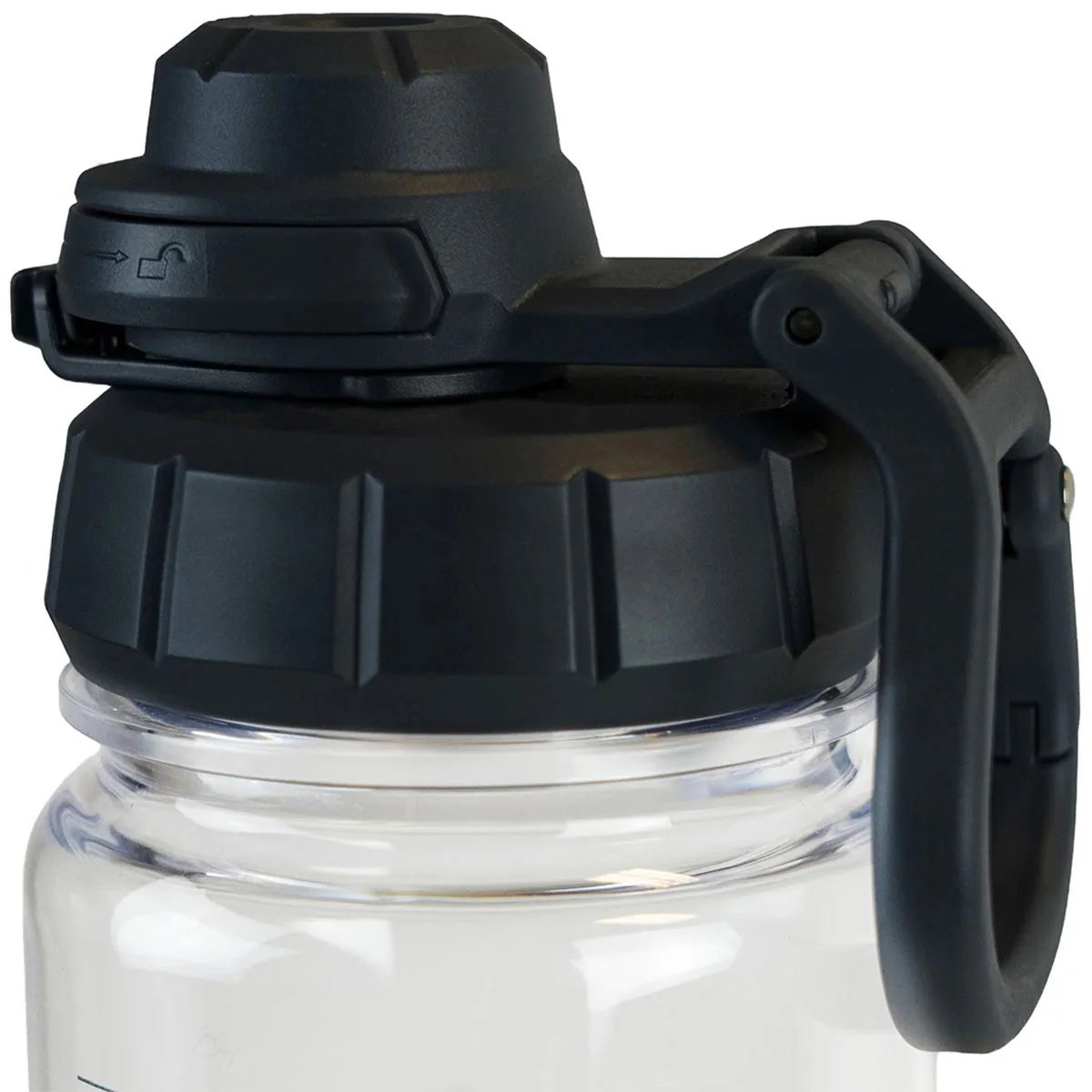Highlander Laguz 750ml Tritan Water Bottle Charcoal - Image 4