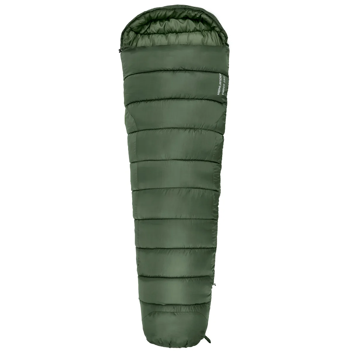 Highlander Phoenix Ember 250 Sleeping Bag Olive Green - Image 3