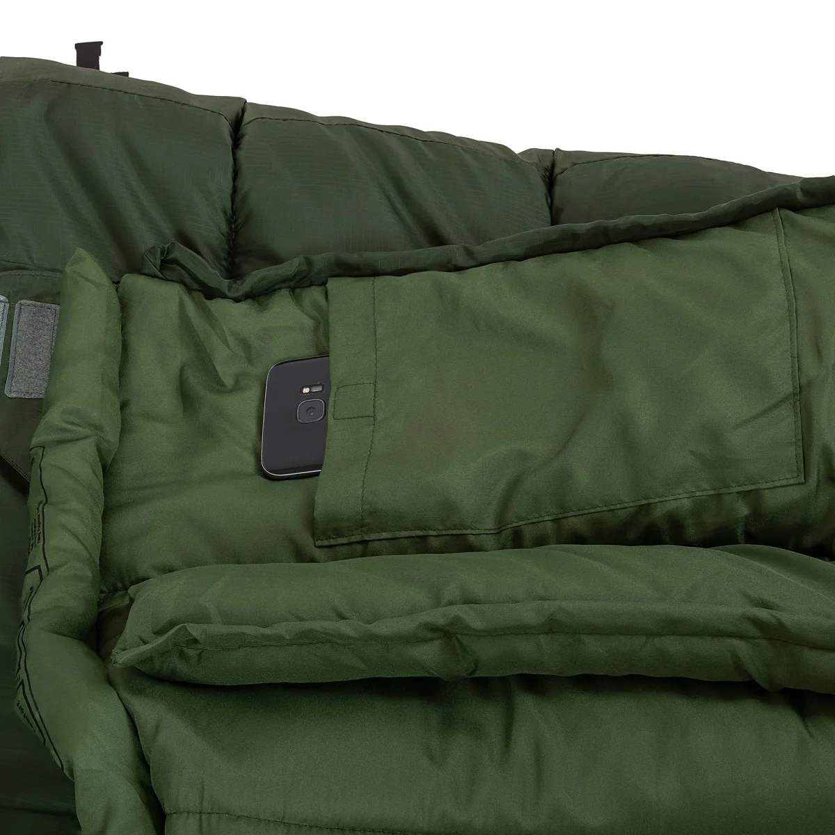 Highlander Phoenix Ember 250 Sleeping Bag Olive Green - Image 5