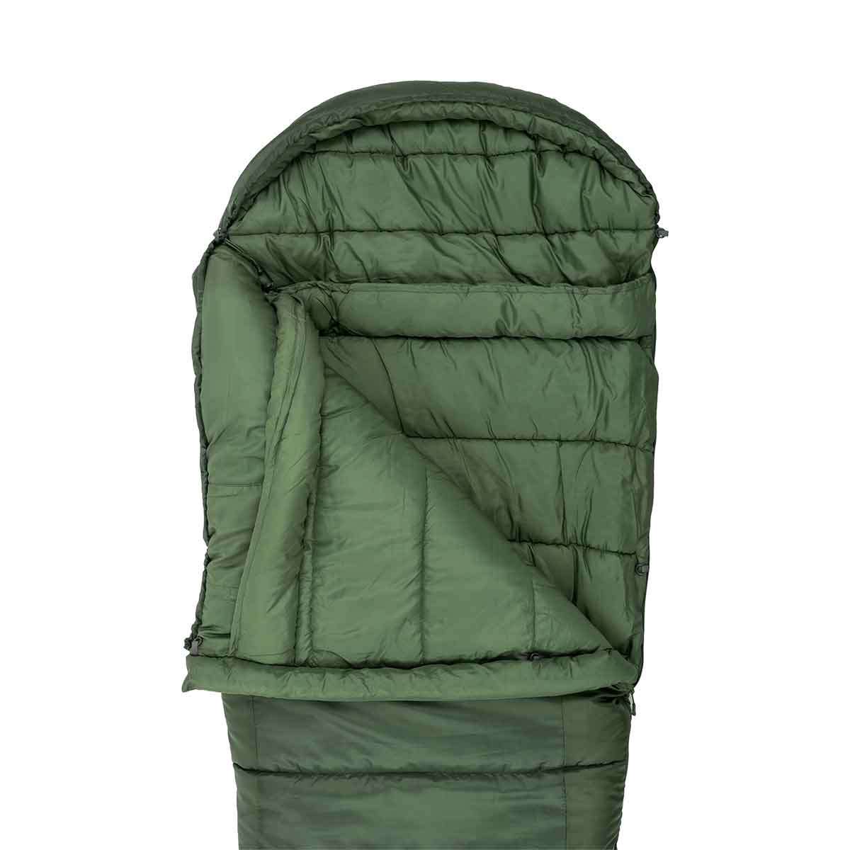Highlander Phoenix Flame 400 Sleeping Bag Olive Green - Image 2