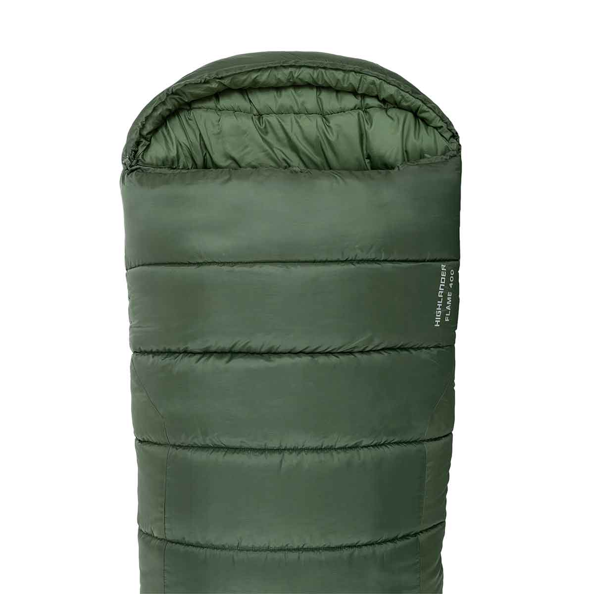 Highlander Phoenix Flame 400 Sleeping Bag Olive Green - Image 3