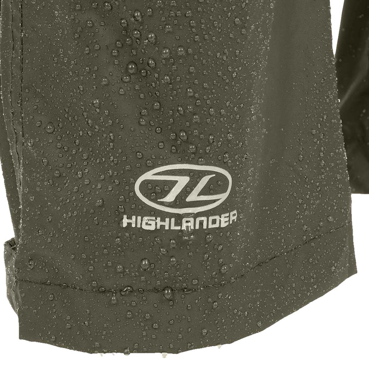 Highlander Stow & Go Waterproof Trousers Ranger Green - Image 4