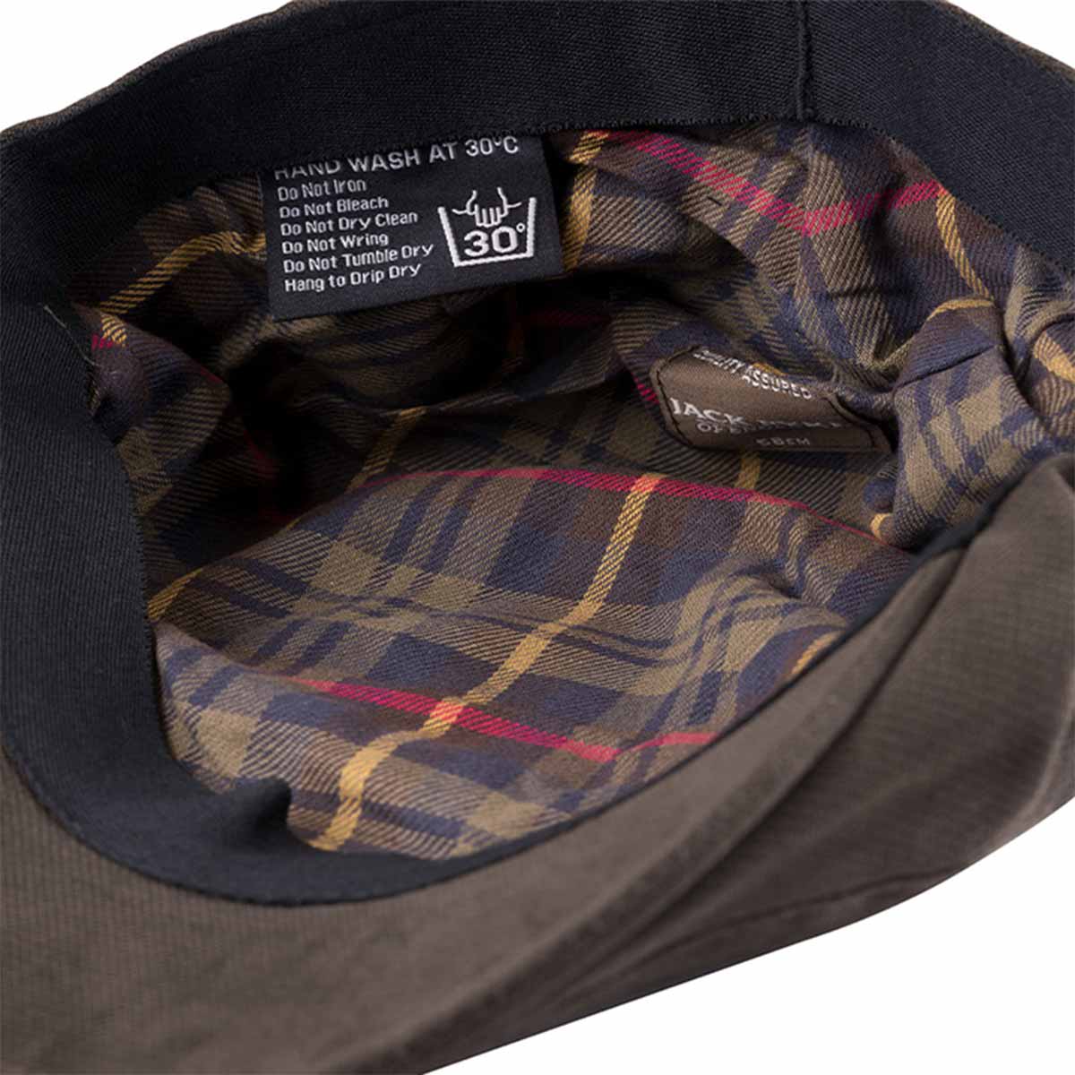 Jack Pyke Ashcombe Flat Cap Olive/Brown - Image 2