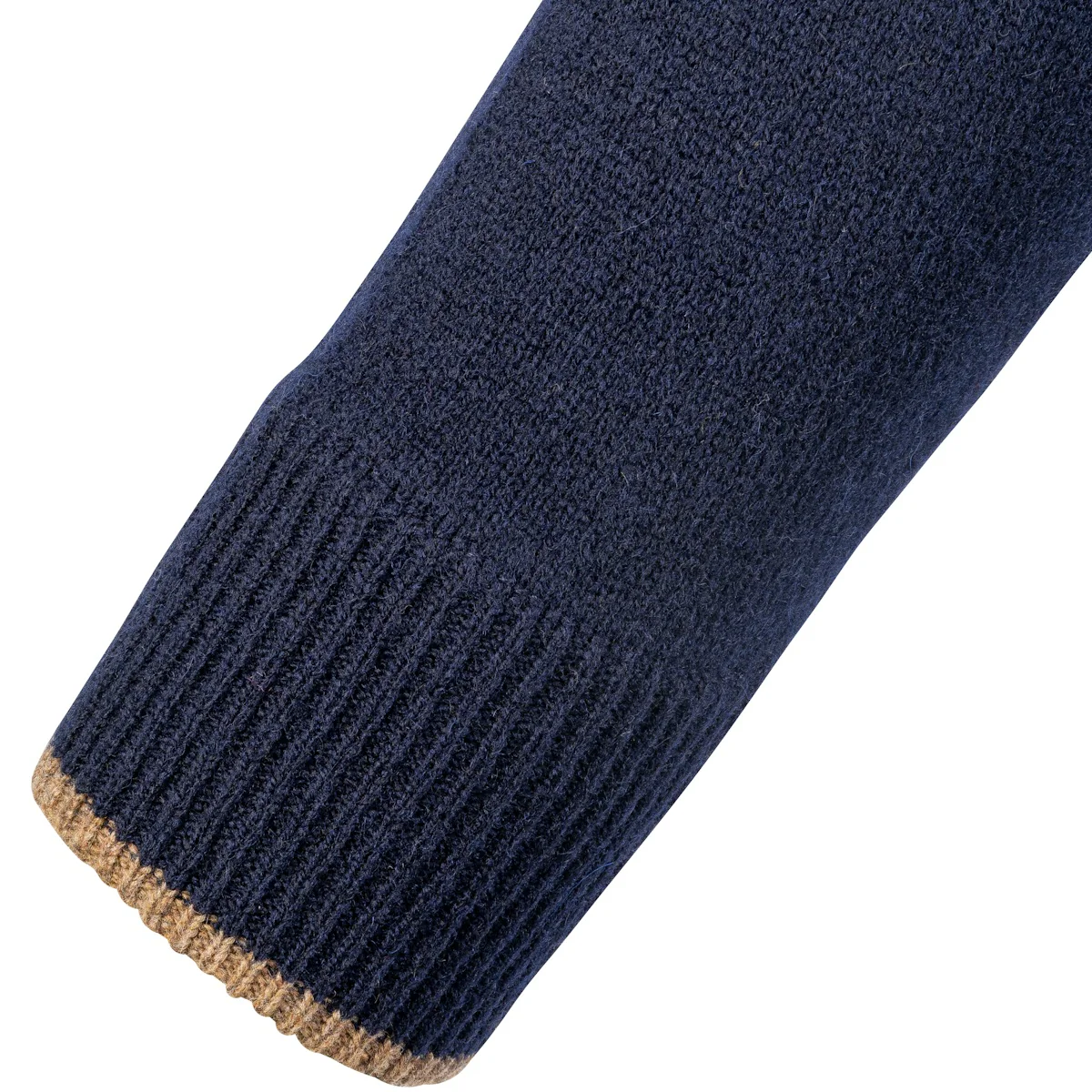 Jack Pyke Ashcombe Zipknit Pullover Navy Blue - Image 4