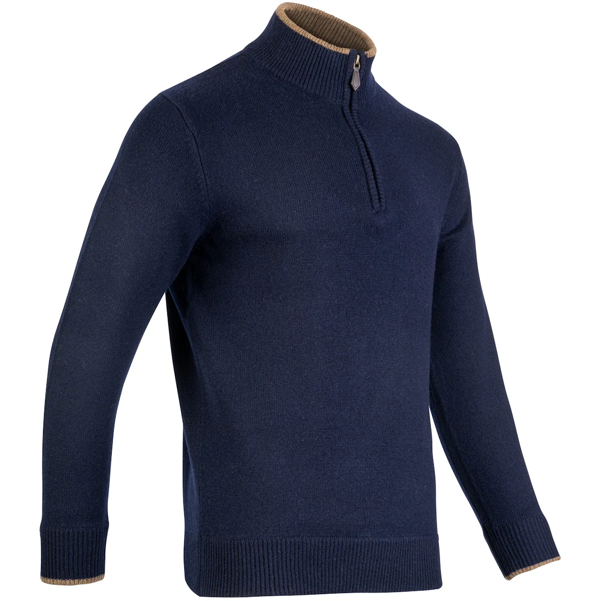 Jack Pyke Ashcombe Zipknit Pullover Navy Blue - Image 5