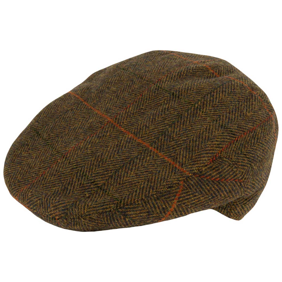 Jack Pyke Wool Blend Flat Cap Tweed Brown - Image 5