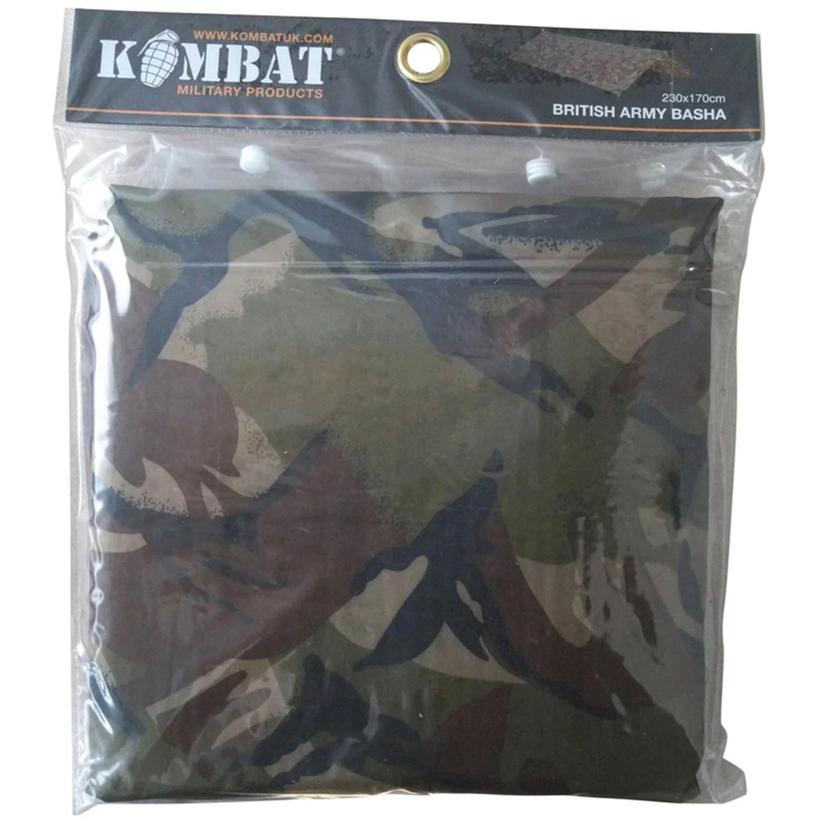 Kombat DPM Camo Basha Tarp Shelter 230cm x 170cm - Image 2