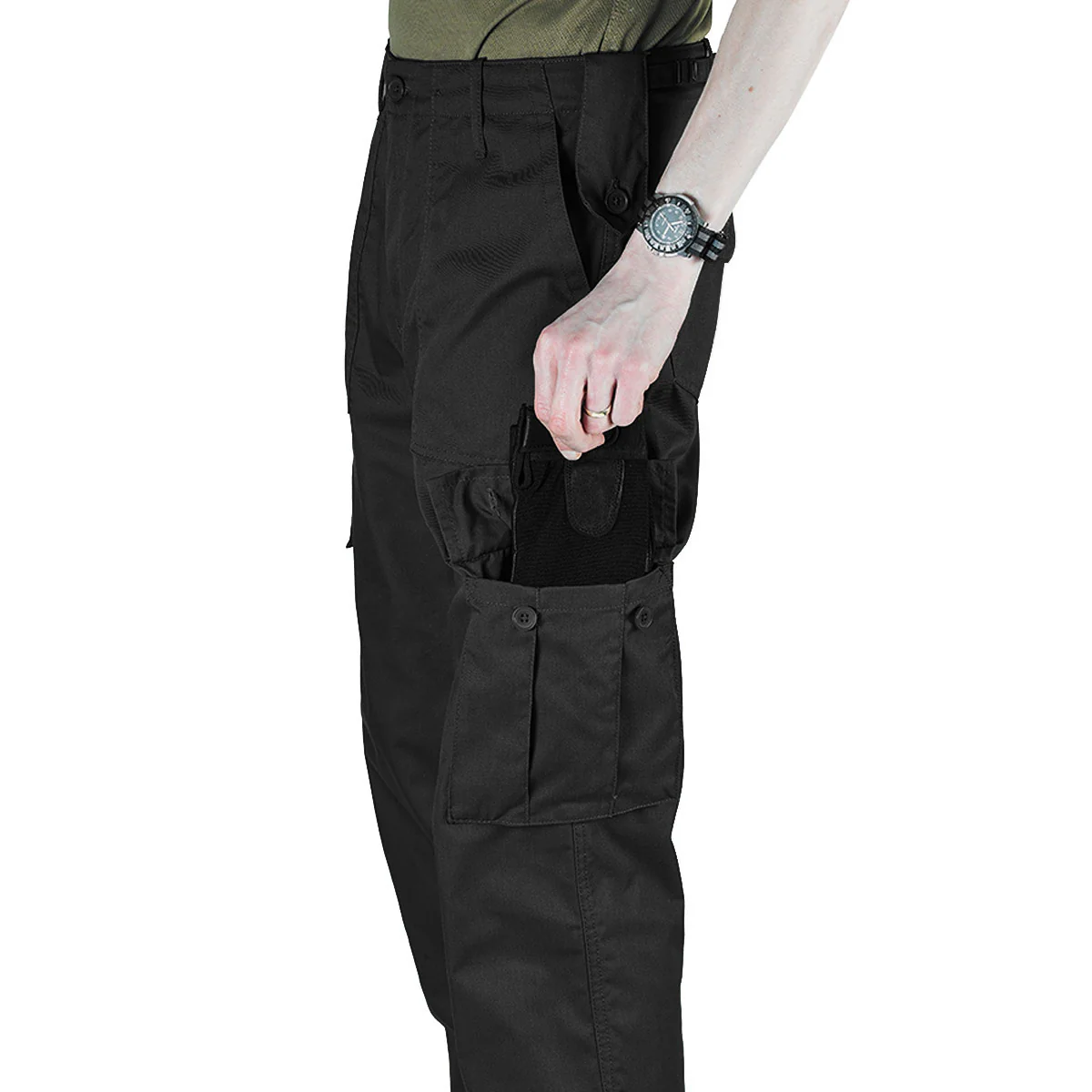 Kombat Black Combat Trousers - Image 3