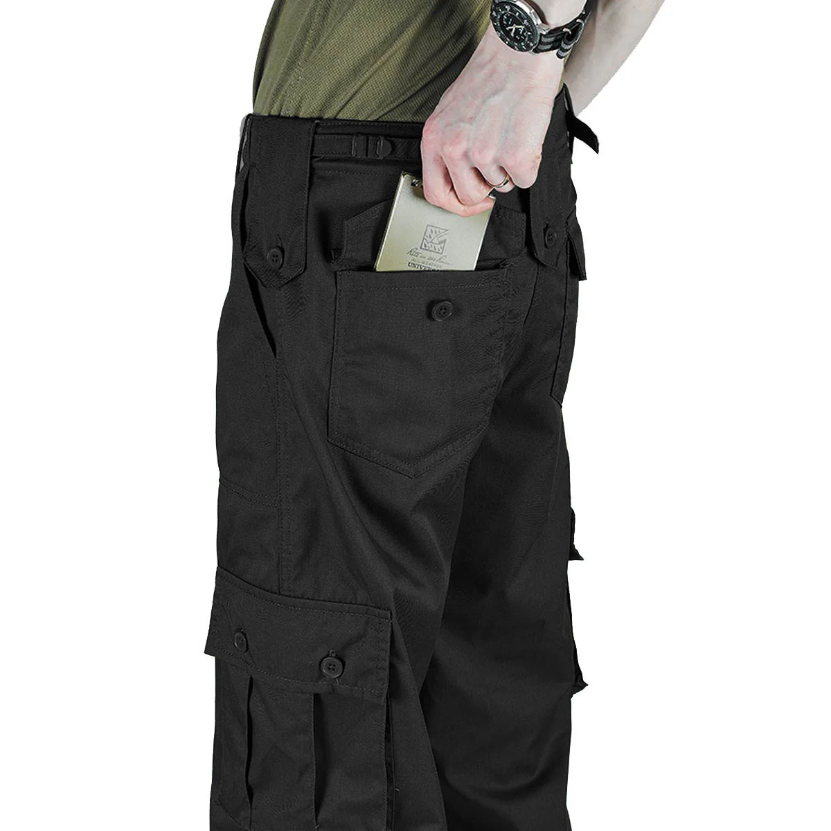 Kombat Black Combat Trousers - Image 4
