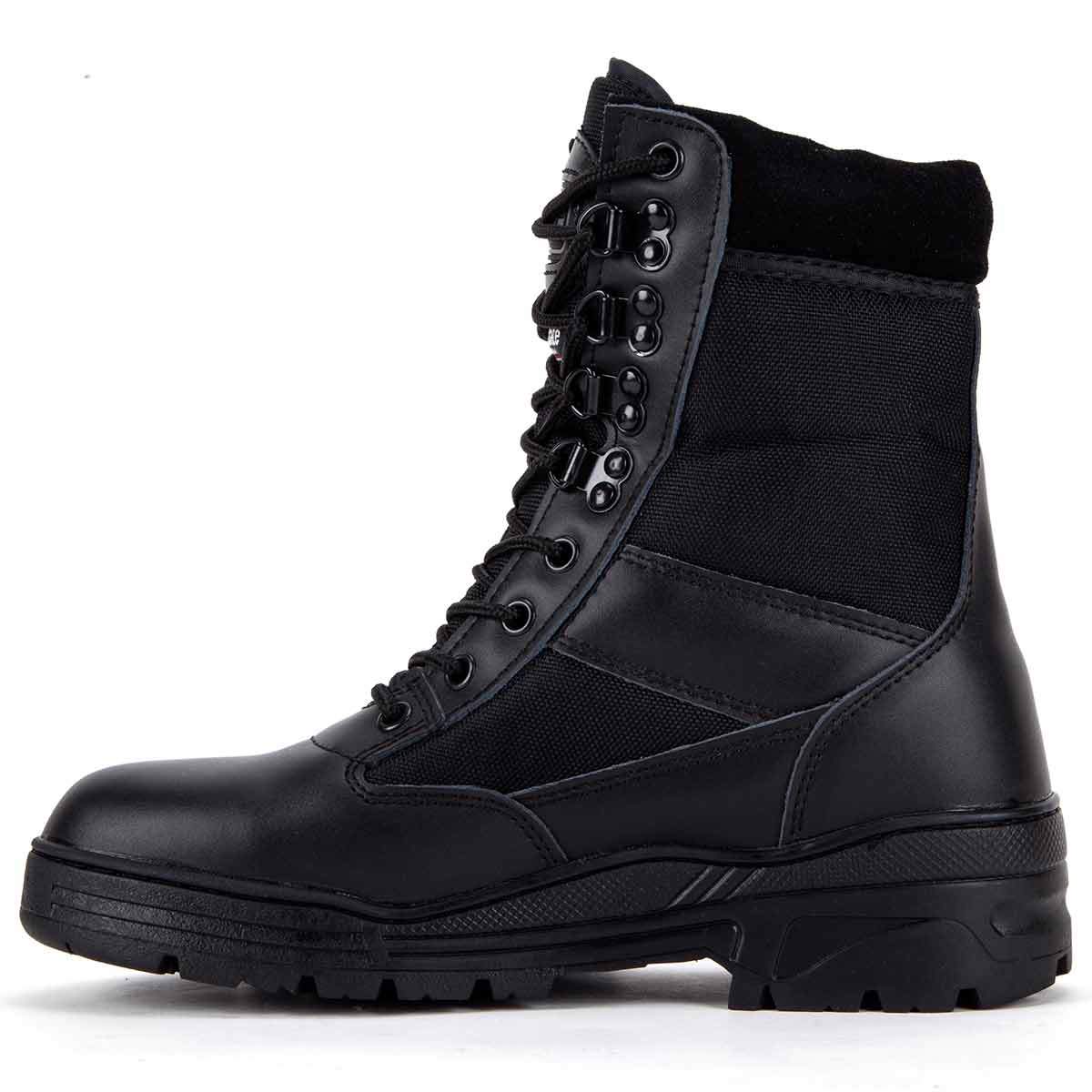 Kombat Black Half Leather Patrol Boot - Image 3
