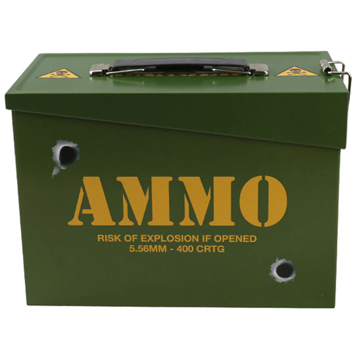 Kombat Kids Army Style Ammo Tin Olive Green - Image 3