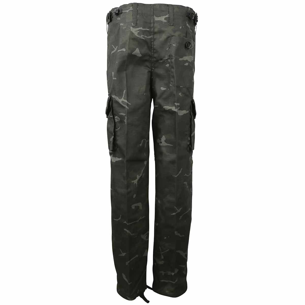 Kombat Kids Black Camo Combat Trousers - Image 3