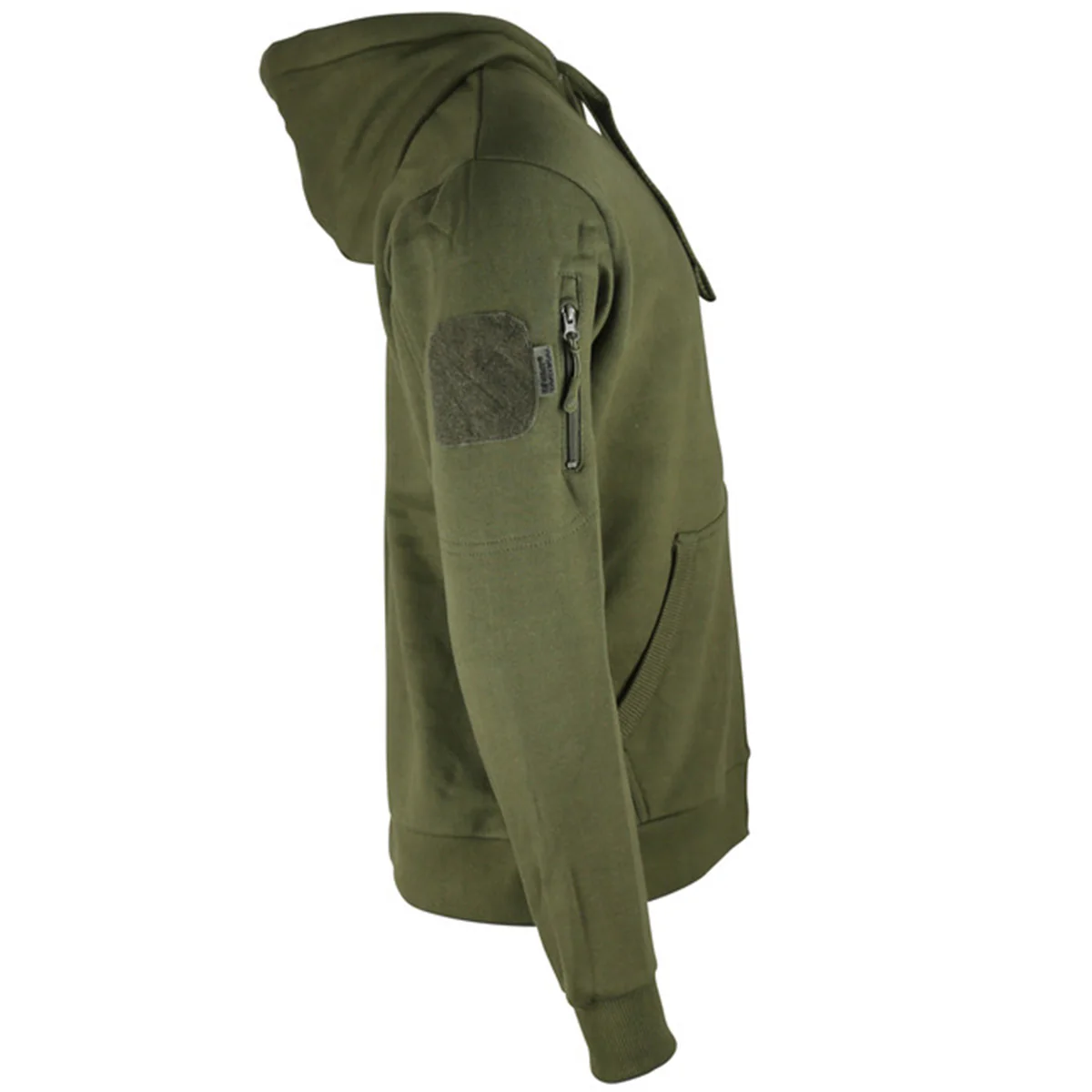 Kombat Spec-Ops Zip Up Hoodie Olive Green - Image 3